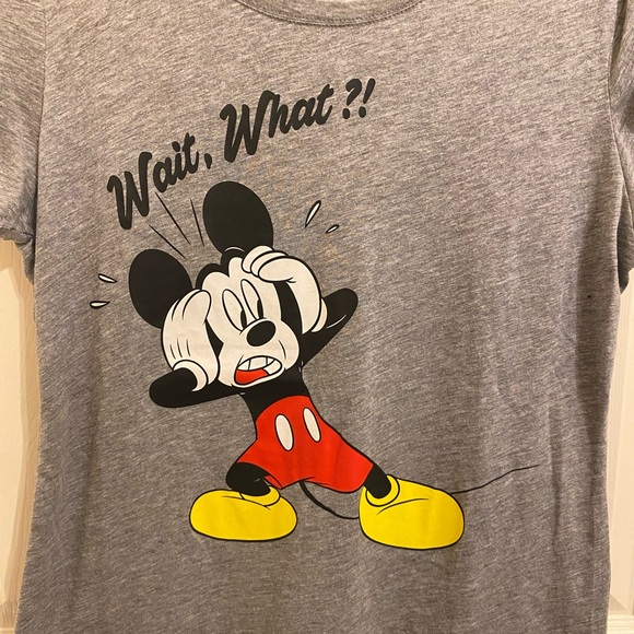 Disney Wait, What?! Shocked Mickey Mouse Tee - Picture 2 of 4